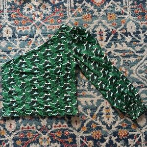Green Leaf Anthropologie Top